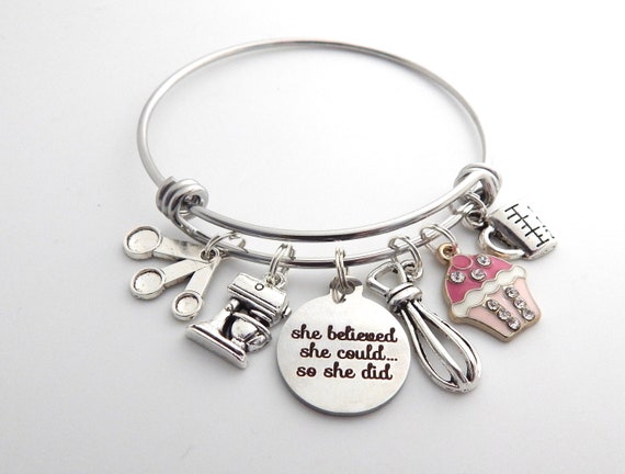 Baker Gifts-baking Bracelet-chefs Gifts-culinary Student Gift 