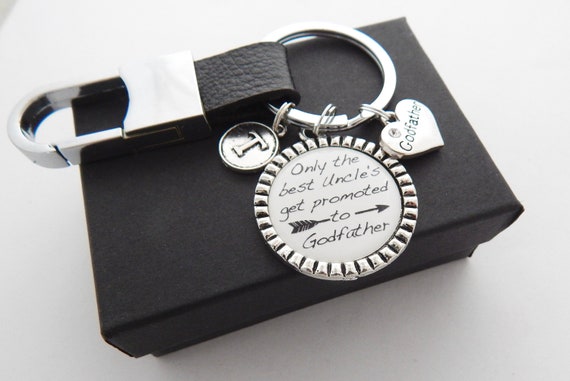 GODFATHER Uncle Gifts-Keychain for an Uncle Godfather-Uncle | Etsy