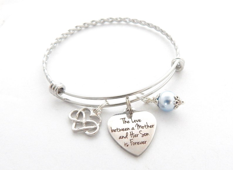 Mother Son Gift Wedding Infinity Gift From Son Mother Etsy