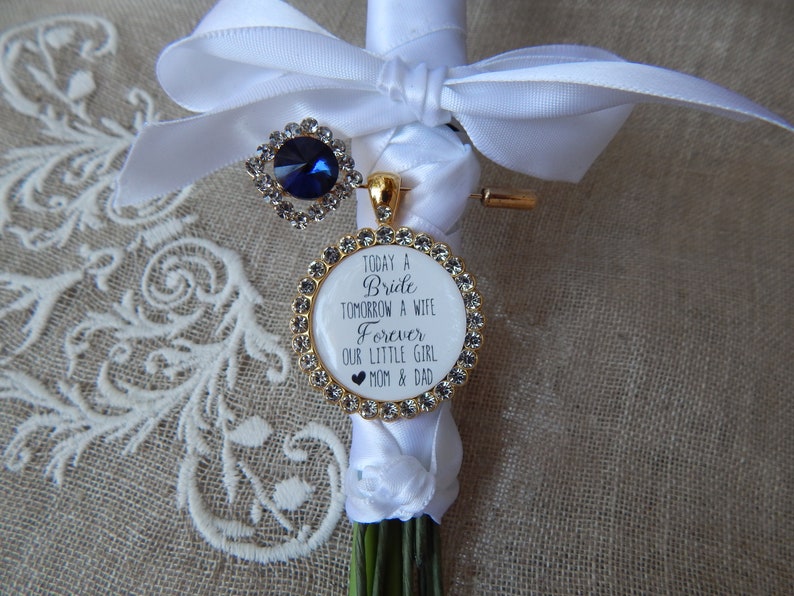 Memorial Bouquet Photo Charm Unique Wedding Gift Charms with Family Photo Groom Gift for Her Photo Bouquet for Her Wedding Keepsake DIY image 6
