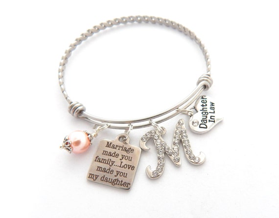 daughter in law charm bracelet