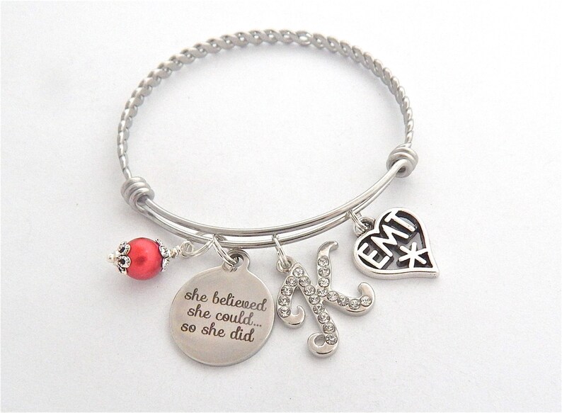 EMT Gift EMT Bracelet Gifts for Paramedics Graduate First Etsy