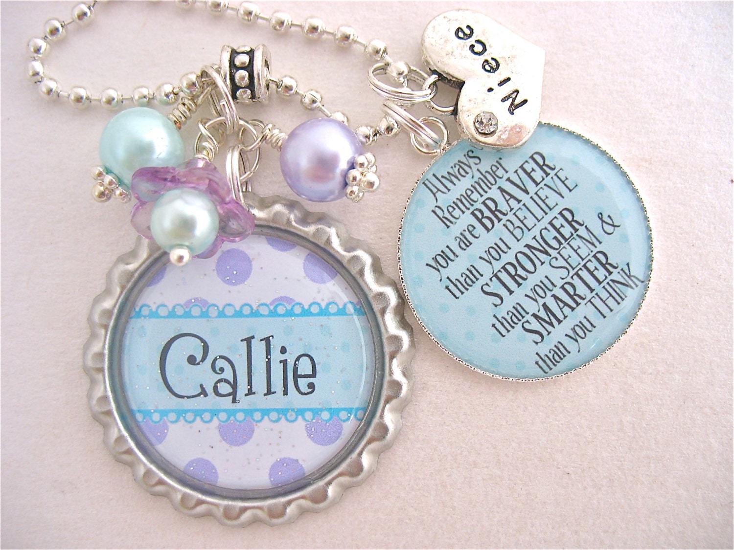 PERSONALIZED Little Girl NecklaceLittle Girl Valentines Day Etsy