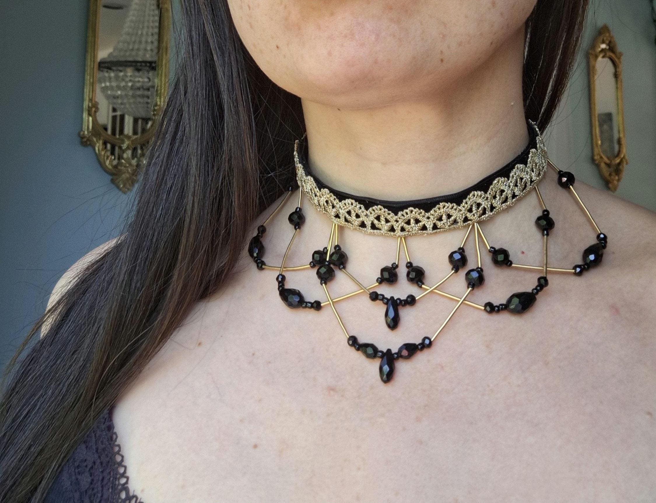 Victorian French Jet Necklace - Etsy
