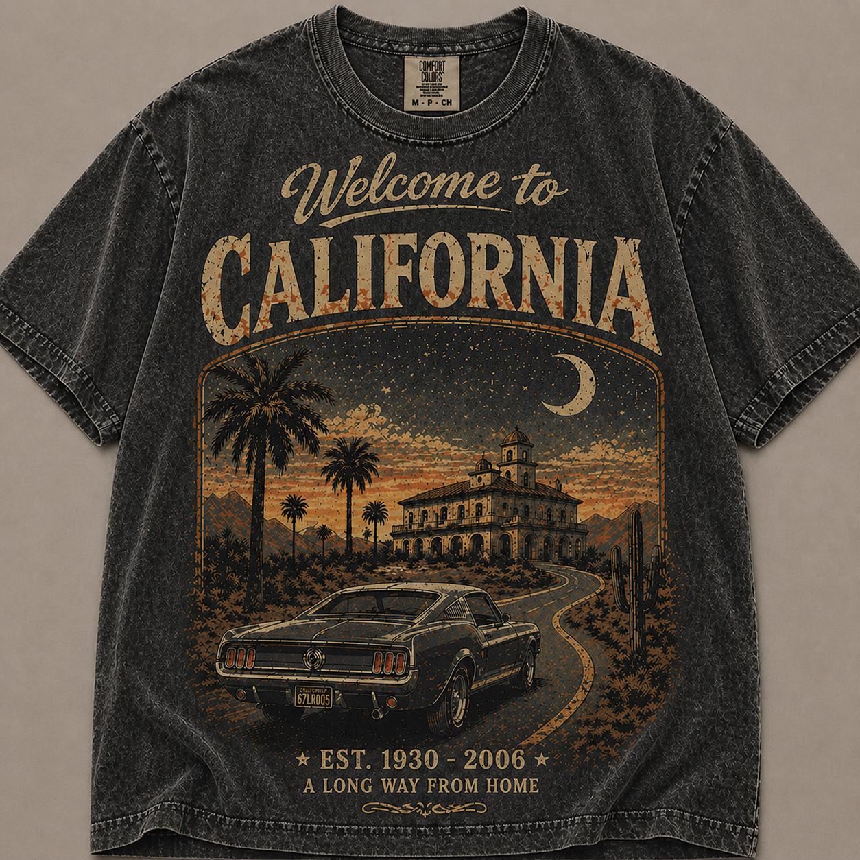 The Eagles Hotel California Tee - Etsy