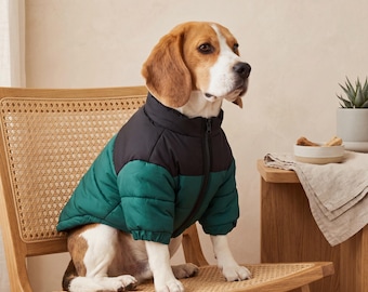 Winter Dog Down Jacket-Warm Thick Pet Vest for Small Medium Dogs-French Bulldog Coat-Cozy Puppy Jacket-Cold Weather Apparel