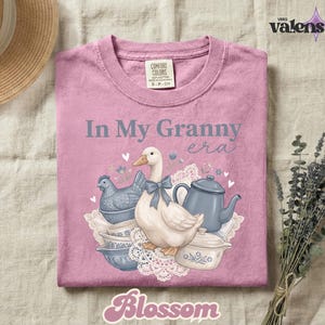 Comfort Colors® In My Granny Era Shirt, Vintage Granny Goose Tee, Gift For Grandma