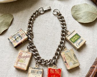 From 1960s Tobacco Cigarettes Box Vintage Keychain, Tobacciana