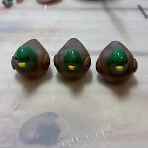 Clay Mallard Duck - Hand Made and Hand Painted