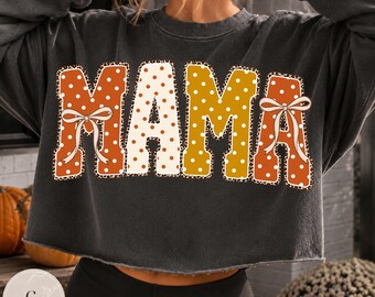 Mama PNG, Fall Mama Shirt Design, Autumn Mama PNG, Leopard Print Mama, Pumpkin Spice Mama, Mom Shirt PNG, Thanksgiving Png, Sublimation