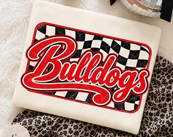 Georgia Bulldogs PNG, Bulldogs Football PNG, College Football PNG, Game Day Shirt Design, Red Black Football Png, Dawgs Png