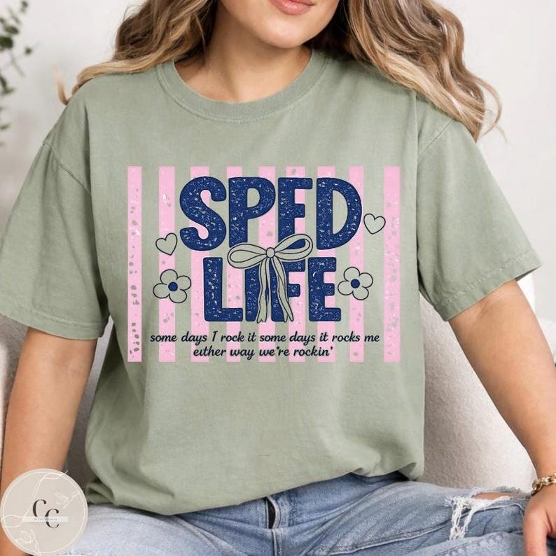 SPED Life-tröja PNG, SPED-lärartröja, specialpedagogisk lärartröja, sped-lärargåva, lärarlivströja, digital nedladdning av png bild 4