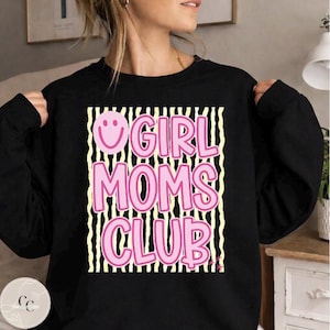 Girl Mom Shirt PNG, Girl Moms Club Shirt PNG, Mom of Girls Shirt, Girl Mama Tee, Cute Mom Shirt, Trendy Mom Tee, PNG Digital Download image 5