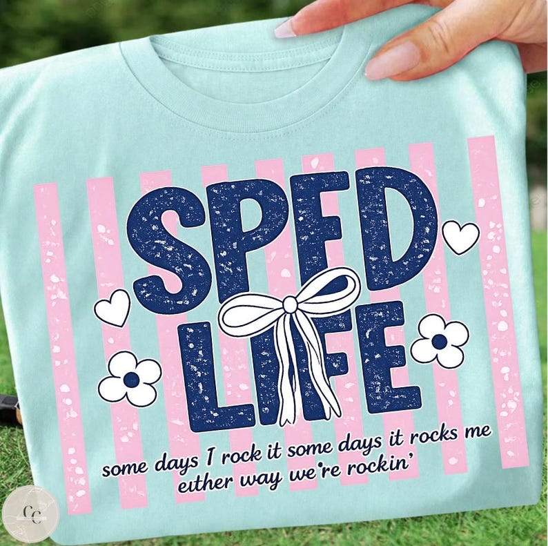 SPED Life-tröja PNG, SPED-lärartröja, specialpedagogisk lärartröja, sped-lärargåva, lärarlivströja, digital nedladdning av png bild 6