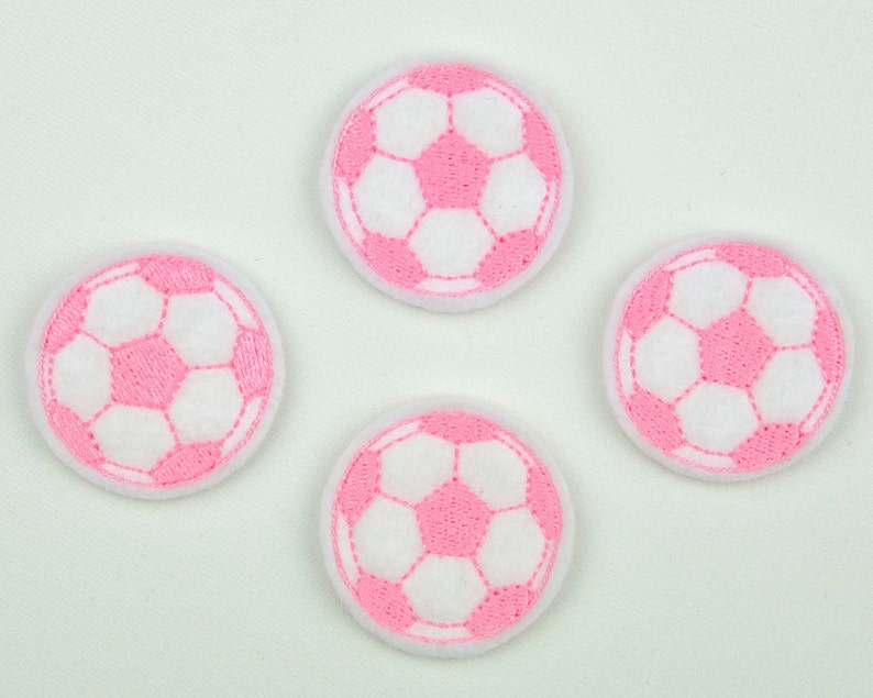 SOCCER BALL Embroidered Felt Embellishments / Appliques Etsy