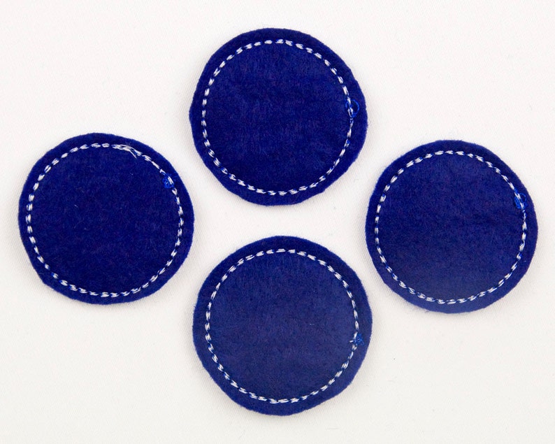 PAW PRINT Embroidered Felt Embellishments / Appliques Etsy