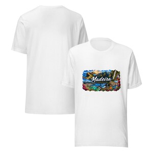 Camiseta de Madeira / Camiseta Madeira Najpiękniejsza Wyspa / Camiseta de viaje a la isla de Portugal / Regalo de vacaciones / Camiseta gráfica unisex para viajeros