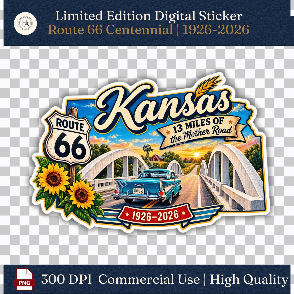 Kansas Route 66 - Etsy