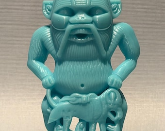 Egyptian Bes Figurine, Household Protector Statuette