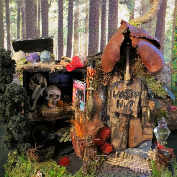 Fairy House, Voodoo, Dark Magic, Woodland Fairies, Miniature House