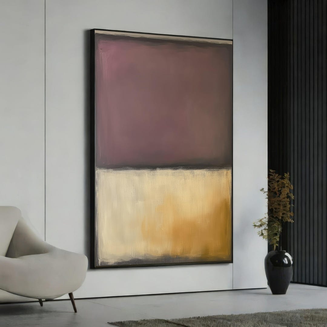Blocks Mark Rothko Mark Rothko Canvas Wall Art #4721, Abstract Color Blocks, Premium ...
