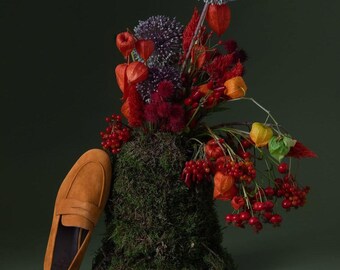 New Handmade Pure Suede Leather Moccasin Loafer Shoes For Women