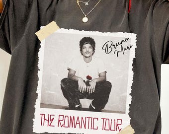 Comfort Colors Bruno Mars The Romantic Tour Shirt, The Romantic Tour Merch, Bruno Mars Merch