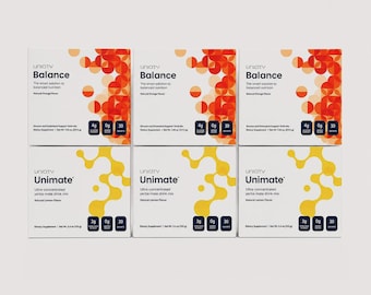 Unicity Balance & Unimate Wellness Drink Mix Bundle (180 Sachets)