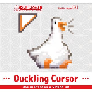 Cursor de patito animado / Conjunto de cursores de ratón kawaii (Windows)
