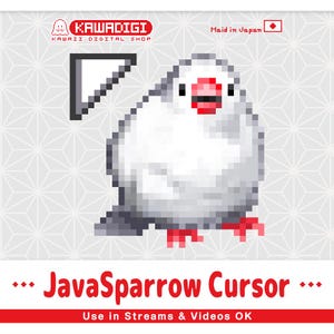 Cursor animado de gorrión de Java / Conjunto de cursores de ratón Kawaii (Windows)