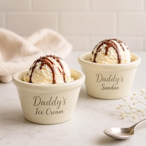 Regalo per l'inaugurazione della casa, ciotola per gelato in ceramica fatta a mano, regalo per gli amanti del gelato, festa a tema gelato, souvenir di nozze, regalo con ciotola in ceramica immagine 11