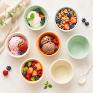 Regalo per l'inaugurazione della casa, ciotola per gelato in ceramica fatta a mano, regalo per gli amanti del gelato, festa a tema gelato, souvenir di nozze, regalo con ciotola in ceramica immagine 3
