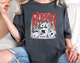 Comfort Colors Blue Dog Muffin Metal Shirt Muffin Emotions Shirt Muffin Blue Shirt Blue Muffin Heeler Shirt Blue Muffin Birthday Gift