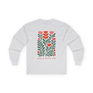 LDS Girls Camp Shirt Walk With Me, YW Camp Floral Shirt 2026, Moses 6 Shirt, Young Women Camp Tee, Multiple Colors Bild 3