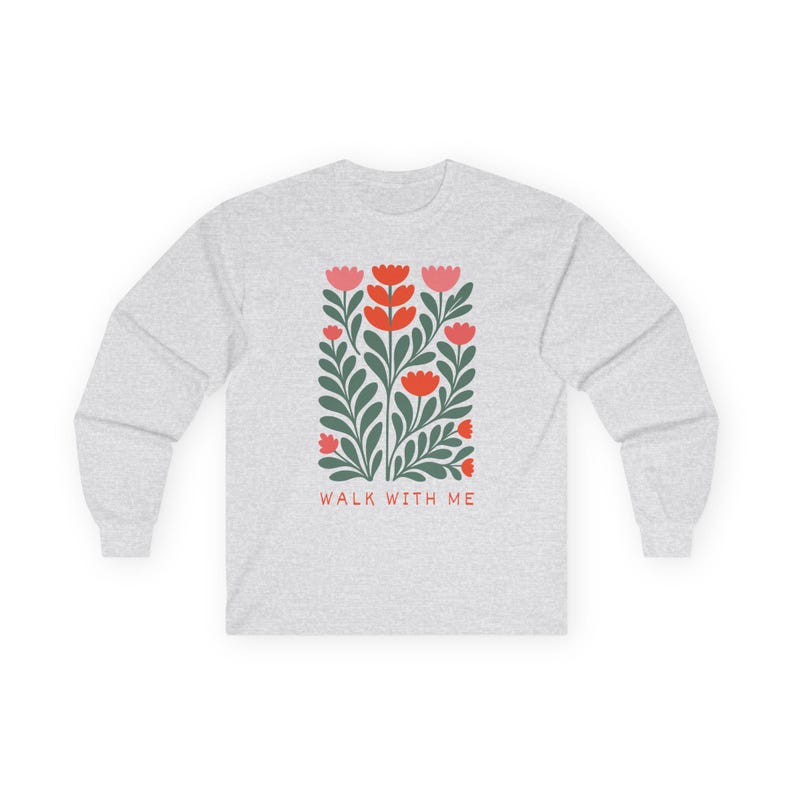 LDS Girls Camp Shirt Walk With Me, YW Camp Floral Shirt 2026, Moses 6 Shirt, Young Women Camp Tee, Multiple Colors Bild 3
