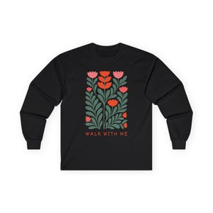 LDS Girls Camp Shirt Walk With Me, YW Camp Floral Shirt 2026, Moses 6 Shirt, Young Women Camp Tee, Multiple Colors Bild 4