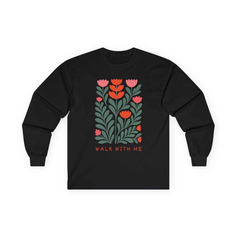 LDS Girls Camp Shirt Walk With Me, YW Camp Floral Shirt 2026, Moses 6 Shirt, Young Women Camp Tee, Multiple Colors Bild 4