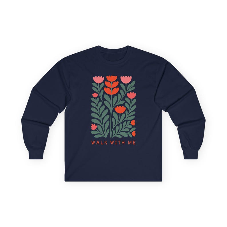 LDS Girls Camp Shirt Walk With Me, YW Camp Floral Shirt 2026, Moses 6 Shirt, Young Women Camp Tee, Multiple Colors Bild 7