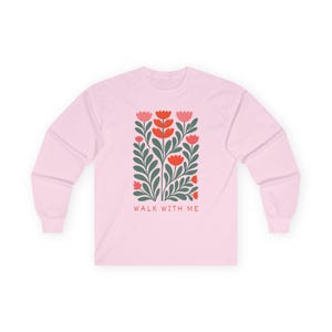 LDS Girls Camp Shirt Walk With Me, YW Camp Floral Shirt 2026, Moses 6 Shirt, Young Women Camp Tee, Multiple Colors Bild 8
