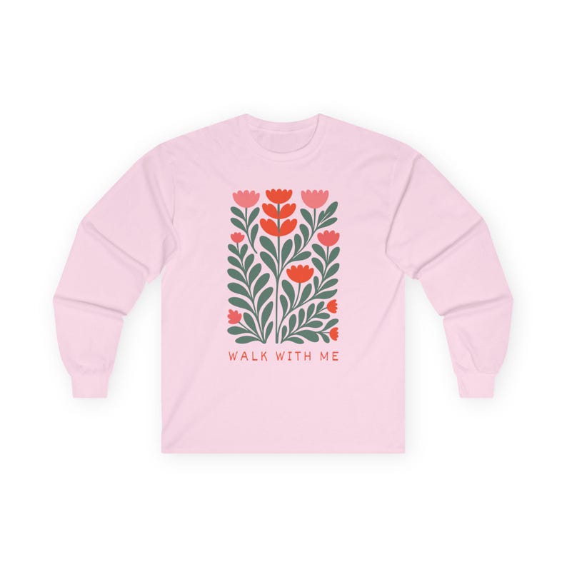 LDS Girls Camp Shirt Walk With Me, YW Camp Floral Shirt 2026, Moses 6 Shirt, Young Women Camp Tee, Multiple Colors Bild 8