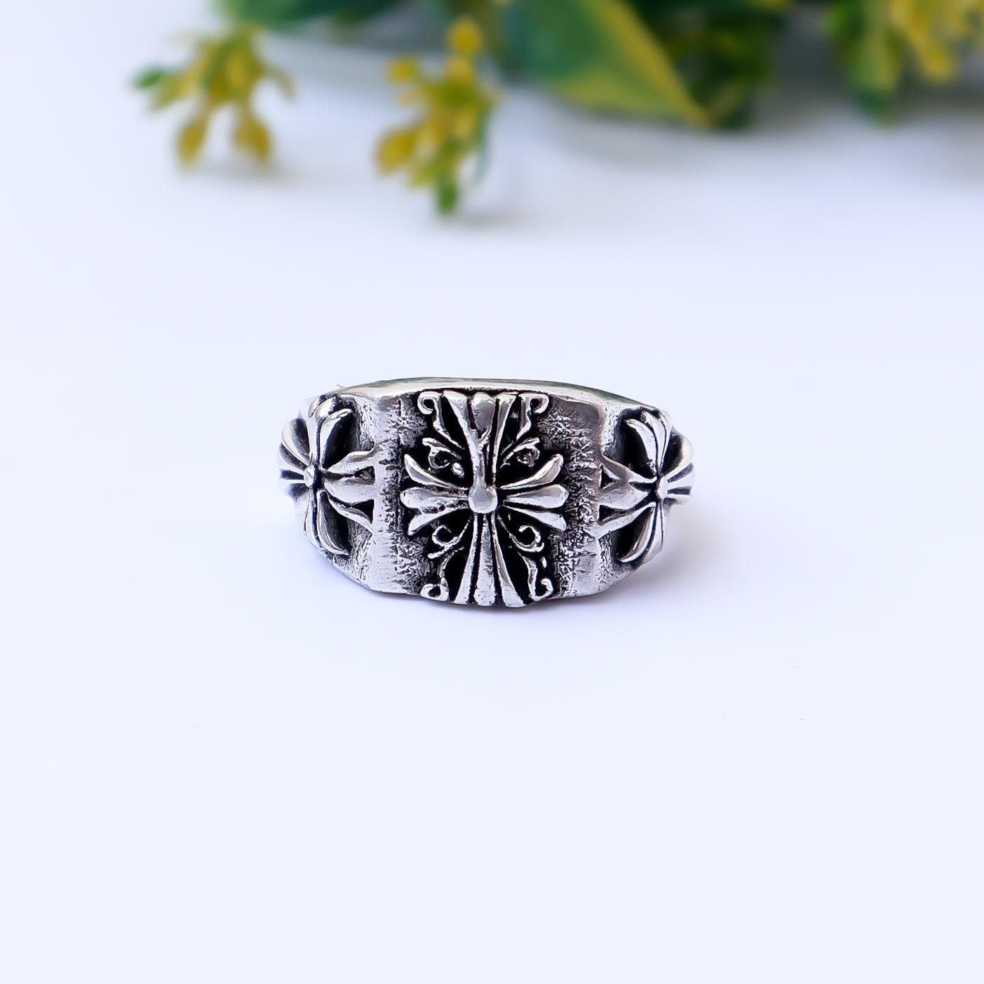 Chrome Hearts Ring Size 13 - Etsy