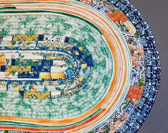 Summer Mediterranean Jelly-Roll Rug