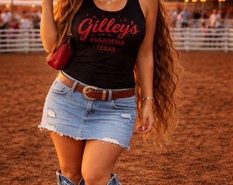 Gilleys Texas Racerback Tank top | Women's Country Bar Logo