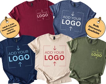 Custom Logo Shirts, Personalized Logo Shirt, Your Business Logo or Brand Logo T Shirt,Custom Design Shirt, Custom Text Shirt,Team Logo Shirt