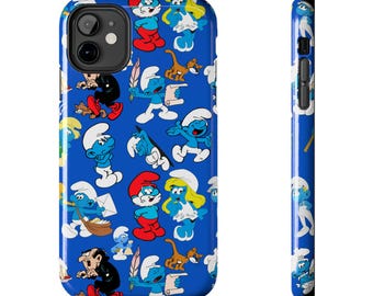 Funda para teléfono con estampado de los Pitufos / Fundas resistentes para teléfono