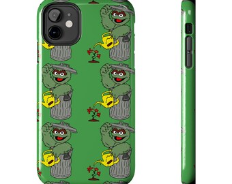 Etui na telefon z motywem Oscara Zrzędy | Postacie z kreskówek, zielony kosz na śmieci