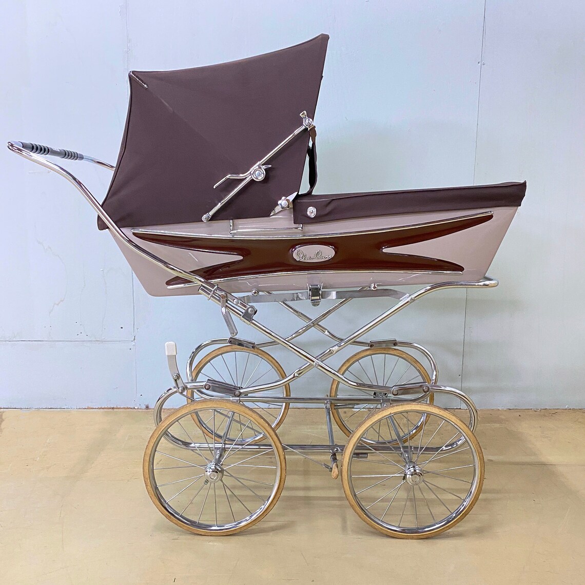 VTG SILVER CROSS baby carriage pram model Berkely // full size Etsy