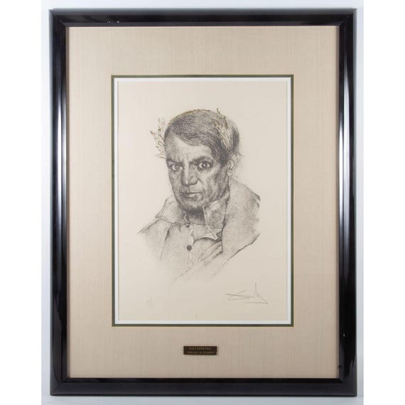 Salvador Dalí – Picasso Portrait (Limited Edition Print)