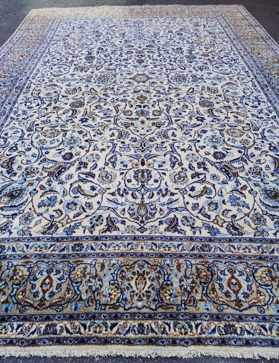 Vintage Nehin Fine 11’4” x 15’9” Hand Knotted Floral Oriental Wool Rug