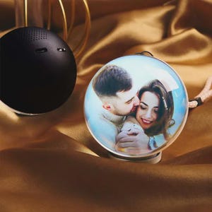 Glass Video Globe Gift | Personalized Video Keepsake | Custom Memory Globe | Unique Gadget Gift for Her Him | Birthday | Anniversary